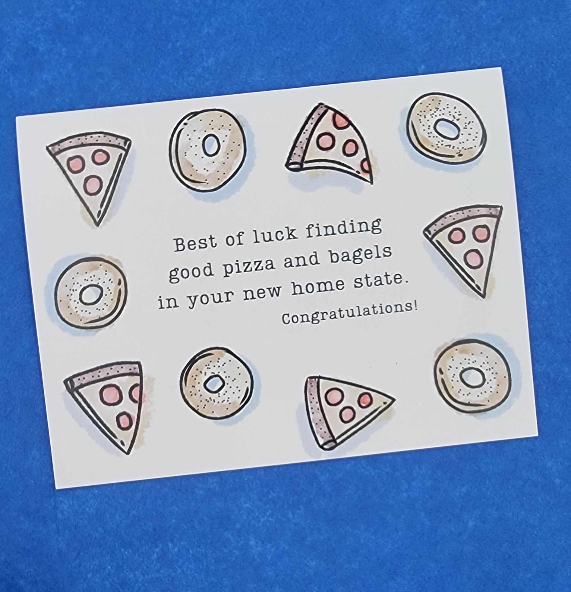 Pizza &amp; Bagels Card