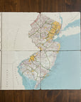 NJ Map Coaster Set of 4