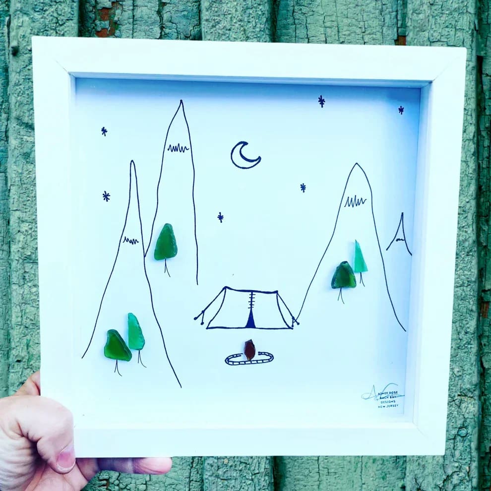 Sea Glass Art - Activities Themed - Camping - Housewares