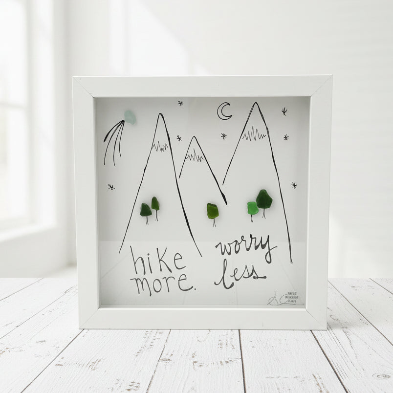 Sea Glass Art - Activities Themed - Hike More Worry Less - Housewares
