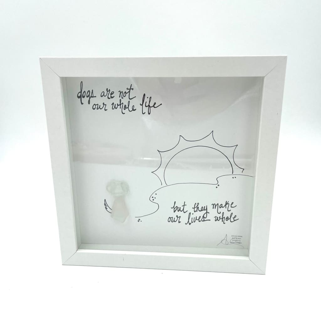 Sea Glass Art - Animal Themed - Bird Pebble Family - Housewares