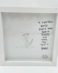 Sea Glass Art - Animal Themed - Dog Home - Housewares