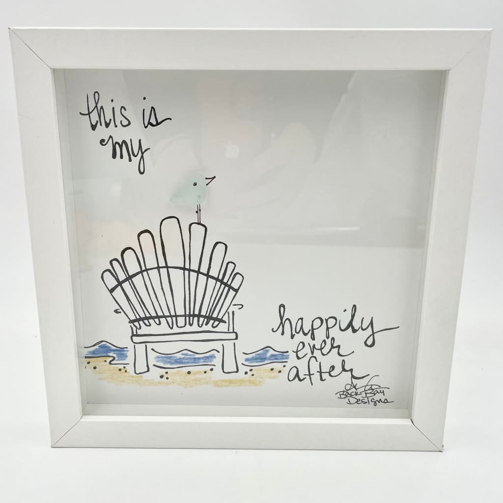 Sea Glass Art - Animal Themed - Happily Ever After Bird Chair - Housewares
