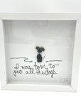 Sea Glass Art - Animal Themed - Pet the Dogs - Housewares