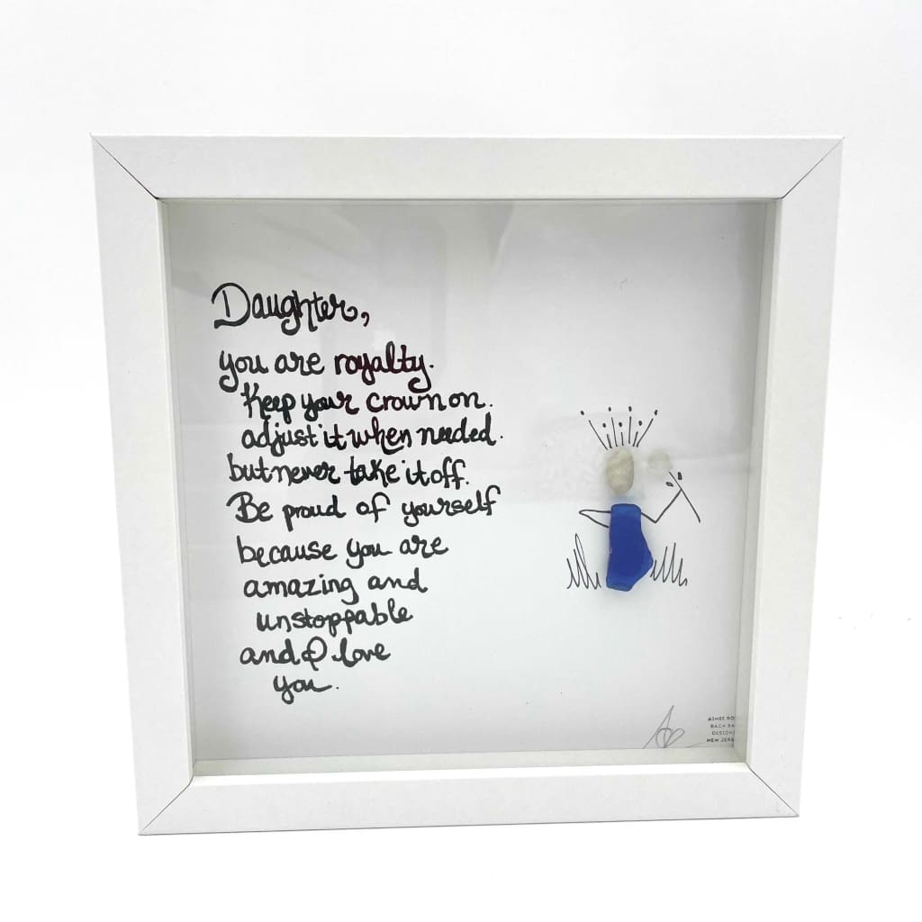 Sea Glass Art - Family Themed - Daughter - Housewares