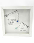 Sea Glass Art - Family Themed - Fishing Buddy - Housewares