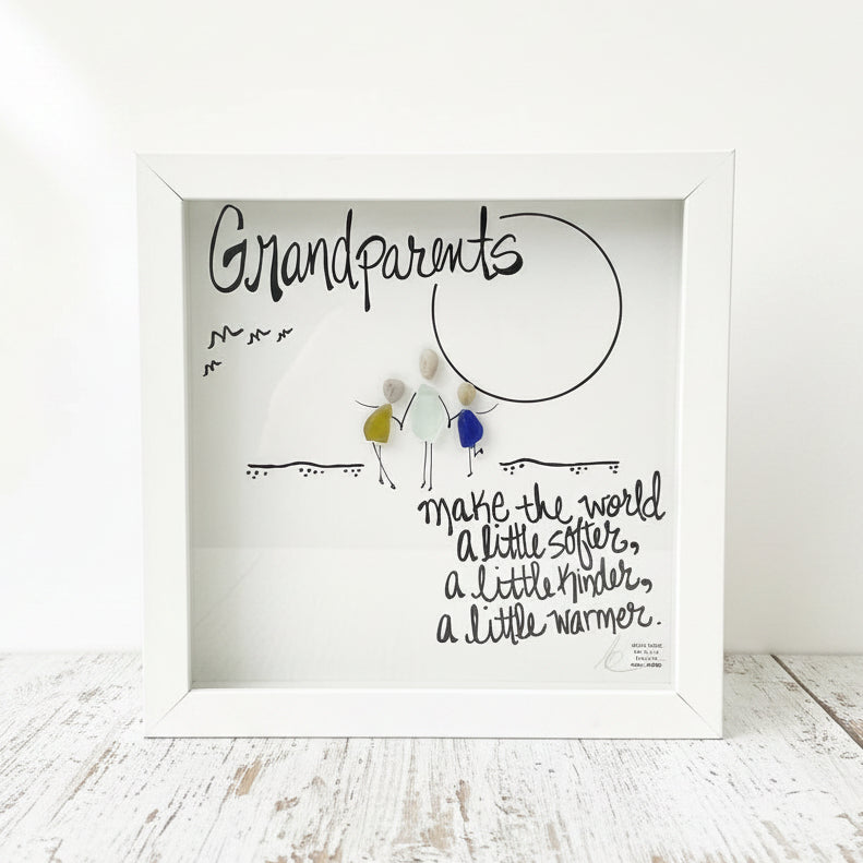 Sea Glass Art - Family Themed - Grandparents Make... - Housewares