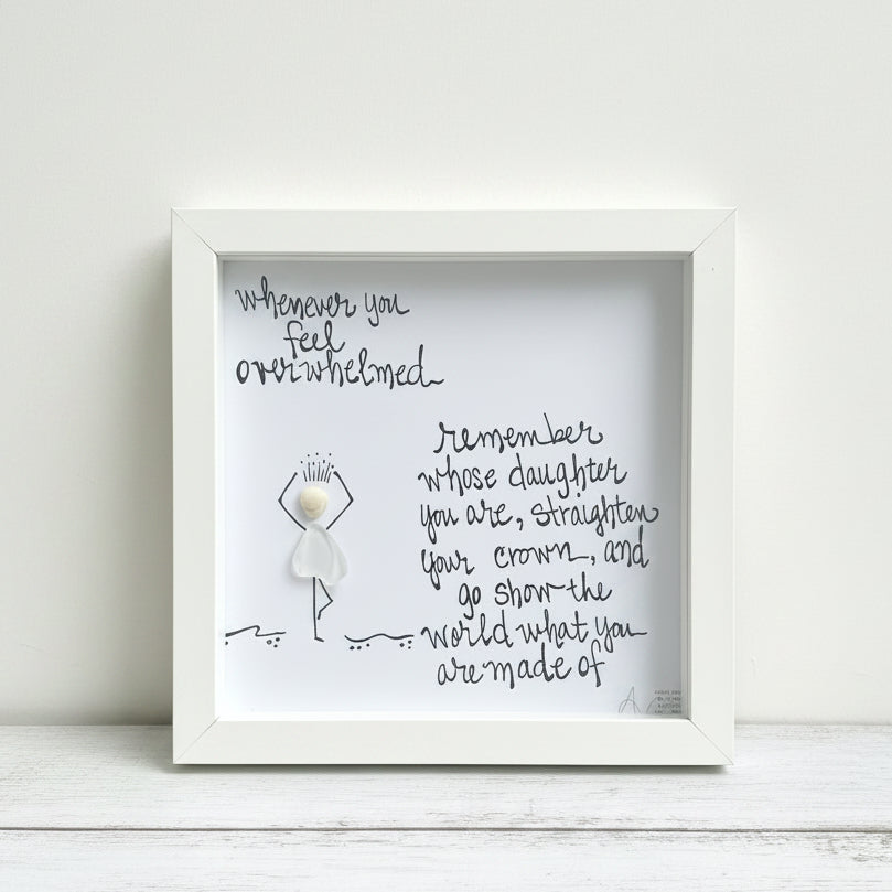 Sea Glass Art - Family Themed - Overwhelmed - Housewares