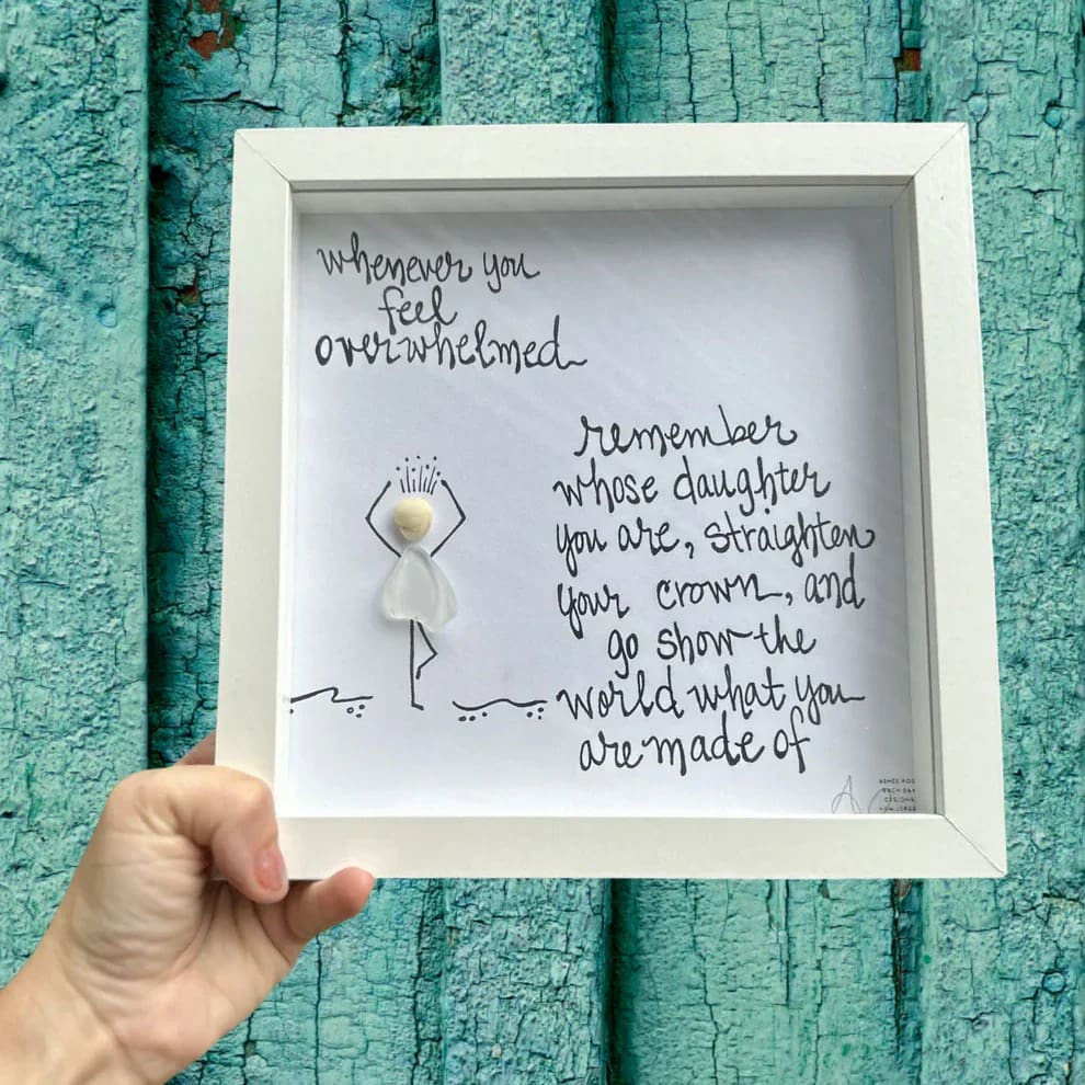 Sea Glass Art - Family Themed - Overwhelmed - Housewares