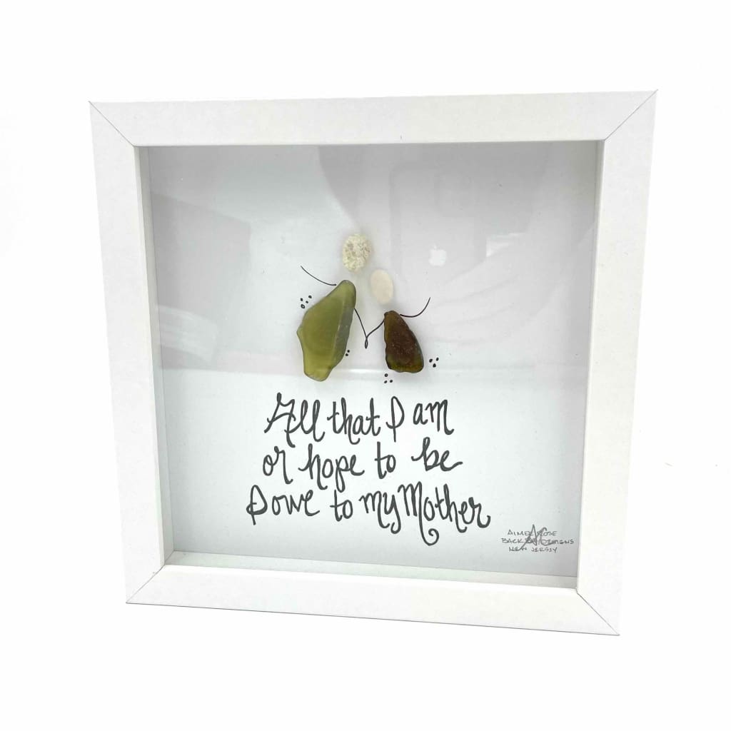 Sea Glass Art - Family Themed - Owe Mother - Housewares