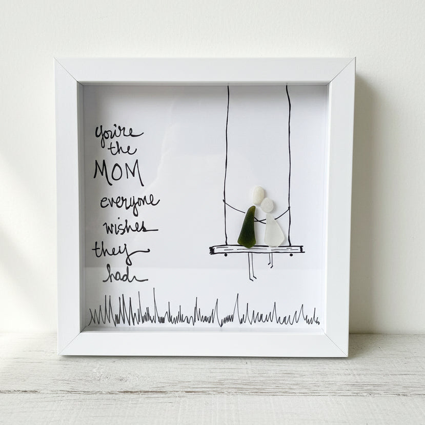 Sea Glass Art - Family Themed - You’re the Mom - Housewares