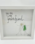Sea Glass Art - Friendship Themed - Forever Friend - Housewares