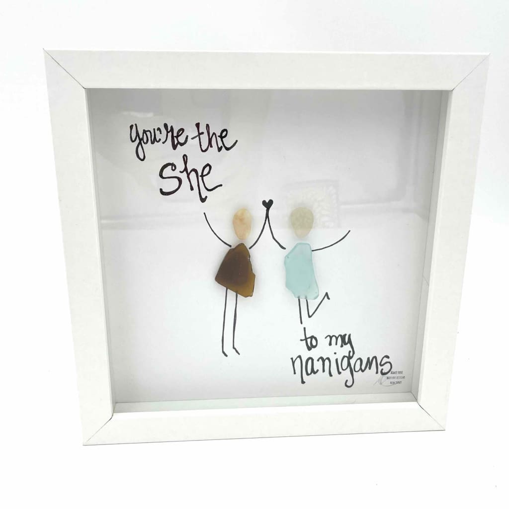 Sea Glass Art - Friendship Themed - Shenanigans - Housewares