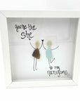 Sea Glass Art - Friendship Themed - Shenanigans - Housewares
