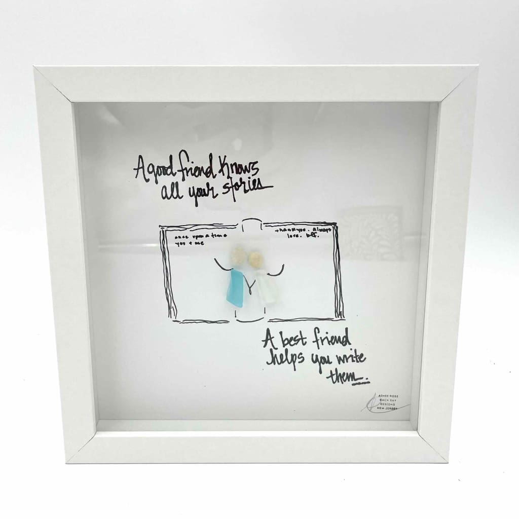 Sea Glass Art - Friendship Themed - Stories - Housewares