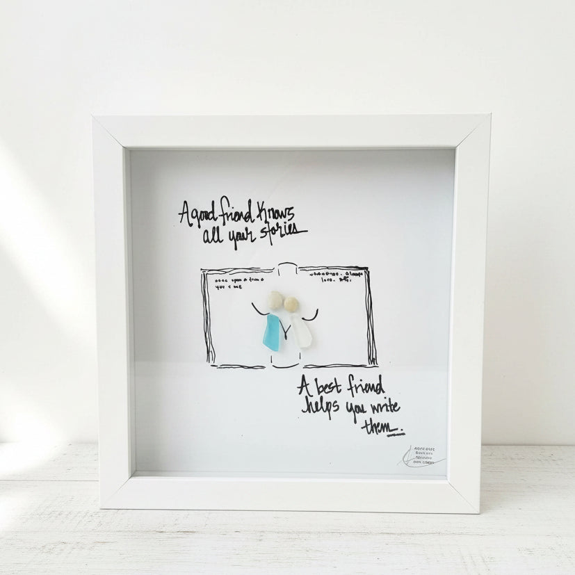 Sea Glass Art - Friendship Themed - Stories - Housewares