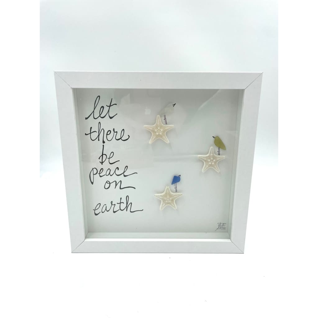 Sea Glass Art - Holiday Themed - Home & Garden