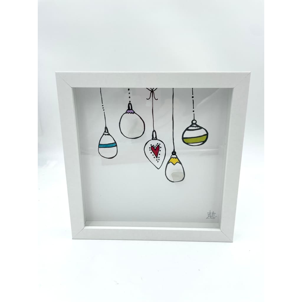 Sea Glass Art - Holiday Themed - Ornaments - Home & Garden