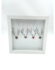 Sea Glass Art - Holiday Themed - Rudolph - Home & Garden