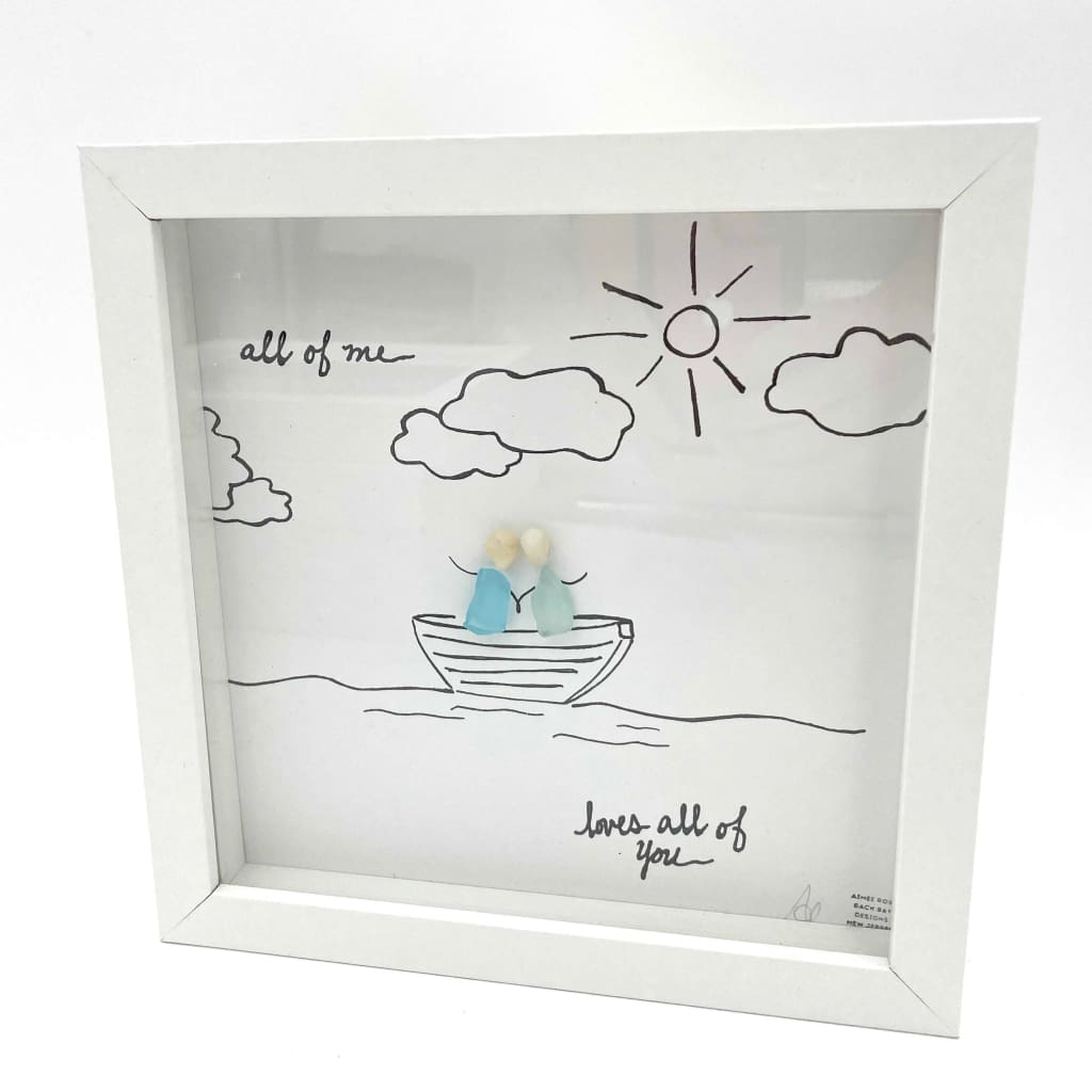 Sea Glass Art - Love Themed - All of Me - Housewares