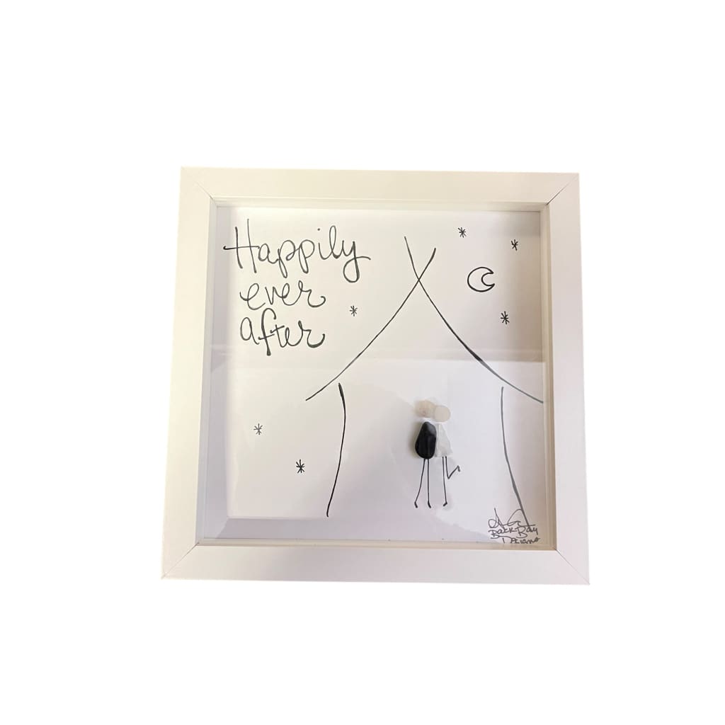 Sea Glass Art - Love Themed - Happily Ever After House - Housewares