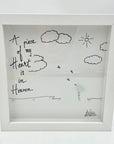Sea Glass Art - Love Themed - Piece of my Heart in Heaven - Housewares
