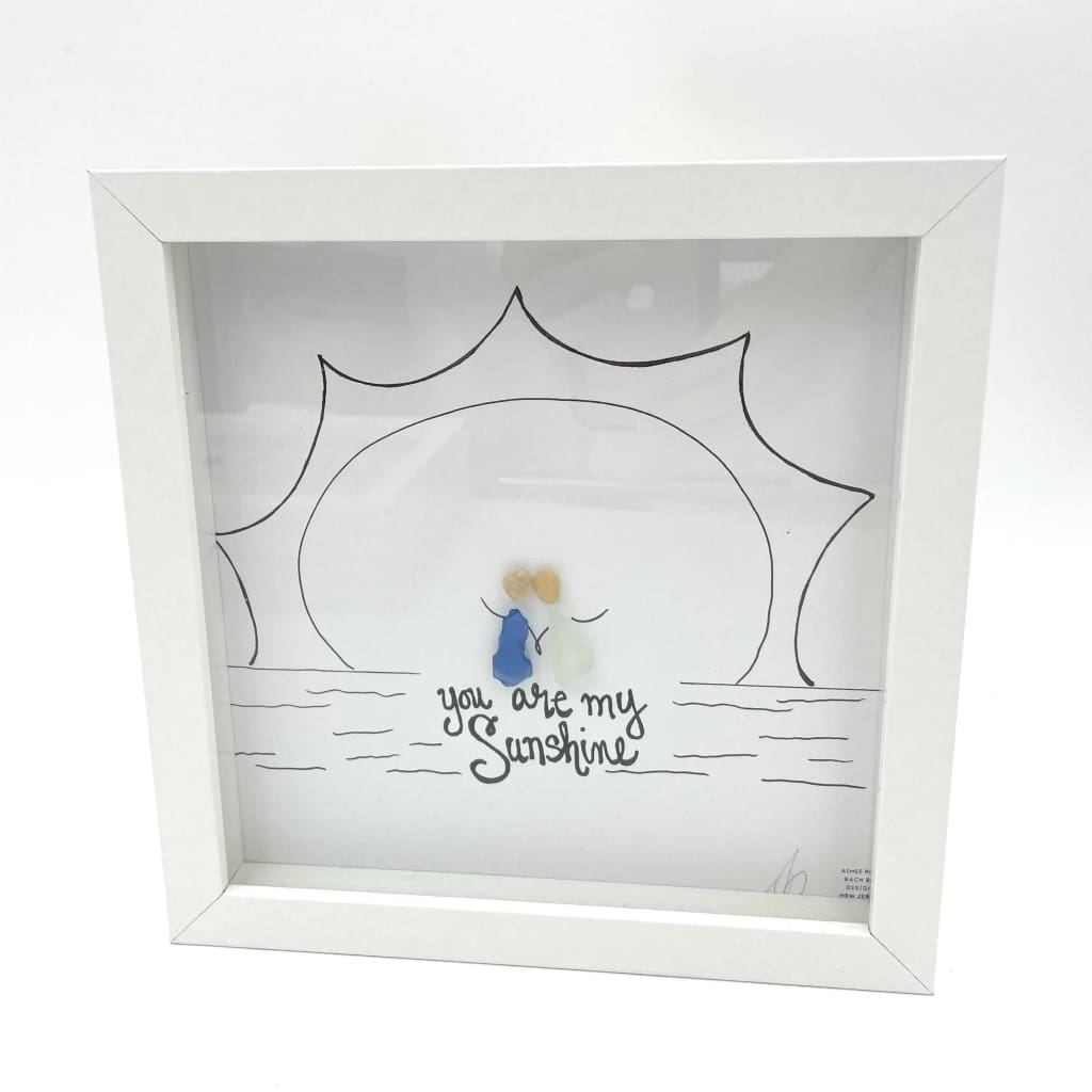 Sea Glass Art - Love Themed - You are my Sunshine - Housewares