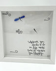 Sea Glass Art - Motivational/ Inspirational - Dragonfly Happy - Housewares
