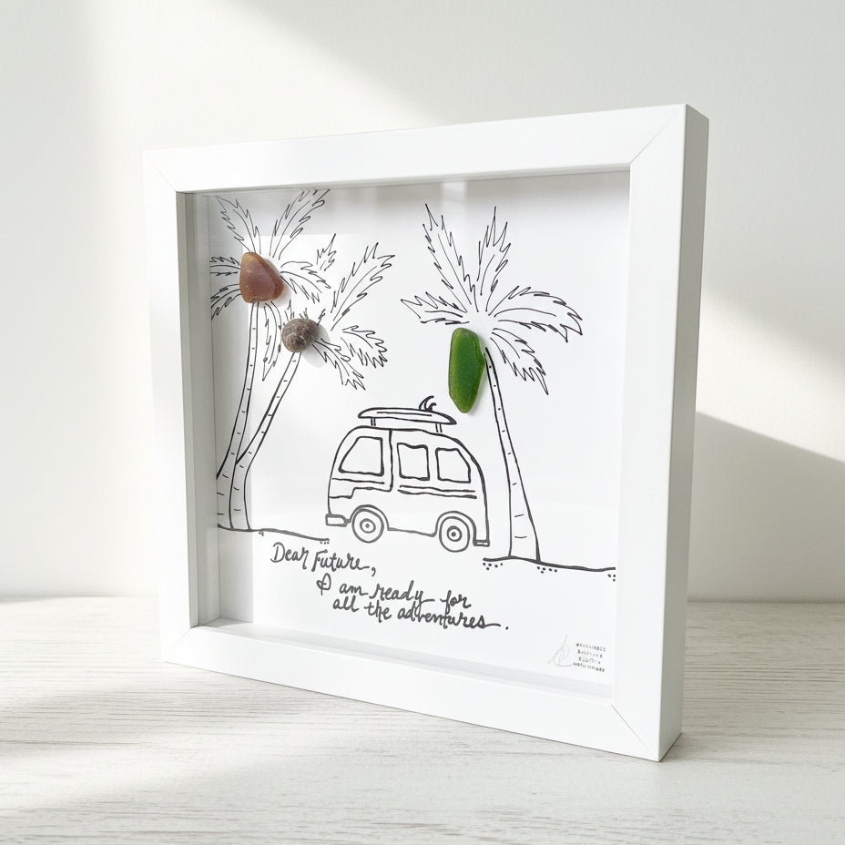 Sea Glass Art - Motivational/ Inspirational - Future VW - Housewares