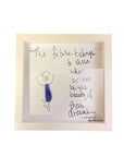 Sea Glass Art - Motivational/ Inspirational - Grad - The Future Belongs to... - Housewares