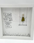 Sea Glass Art - Motivational/ Inspirational - Let S*it Go - Housewares