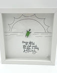 Sea Glass Art - Motivational/ Inspirational - Life is Amazing Turtle - Housewares