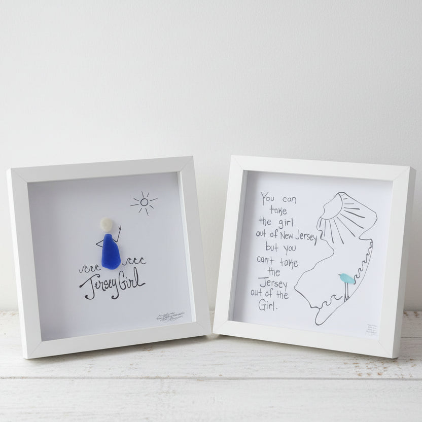 Sea Glass Art - New Jersey Themed - Housewares