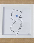 Sea Glass Art - New Jersey Themed - Morristown - Housewares