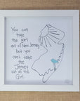 Sea Glass Art - New Jersey Themed - Take the Girl - Housewares