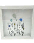 Sea Glass Art - Plant Themed - Wildflowers 