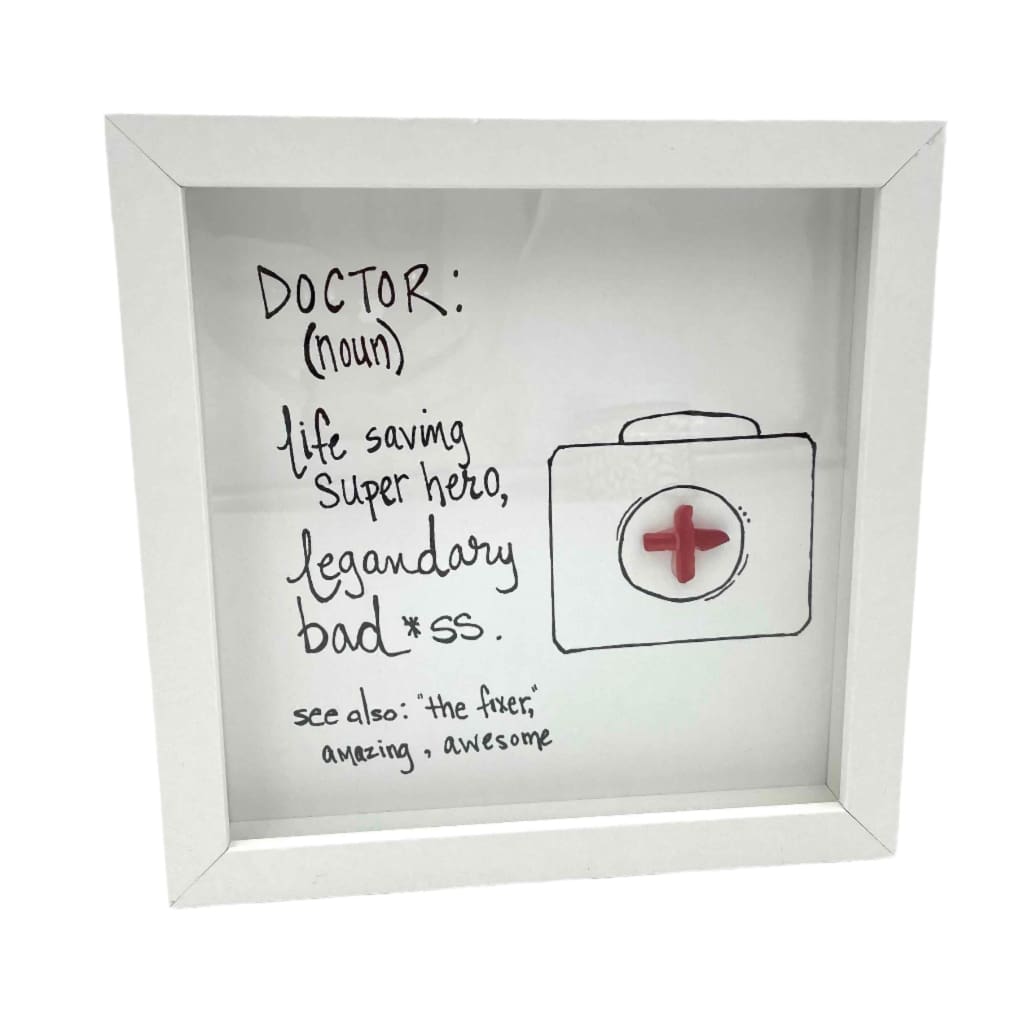 Sea Glass Art - Profession Themed - Doctor - Housewares