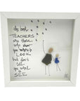 Sea Glass Art - Profession Themed - Teacher 1 - Best Teachers tell you where to look, not what to see - Housewares