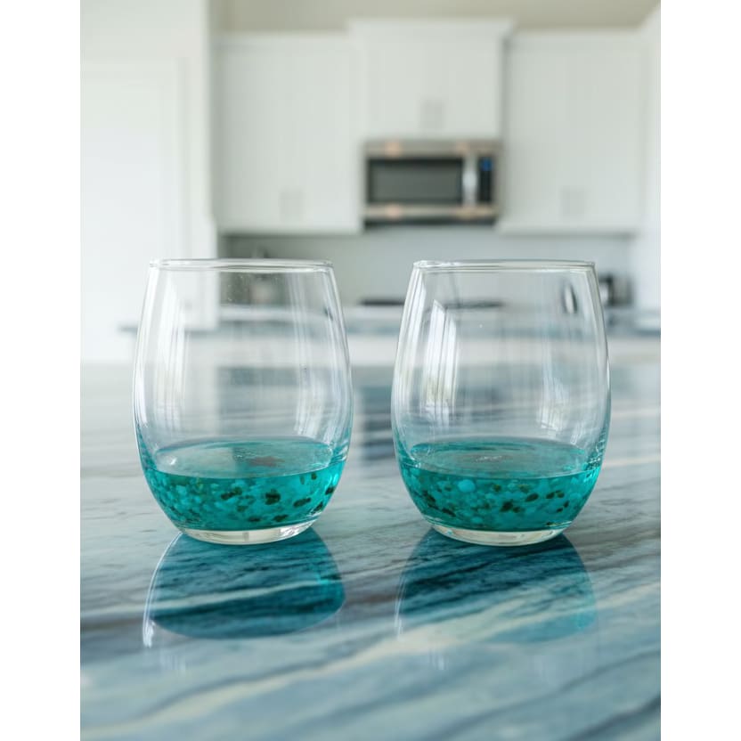 Sea Turtle Glassware - Stemless Wine - Home & Garden