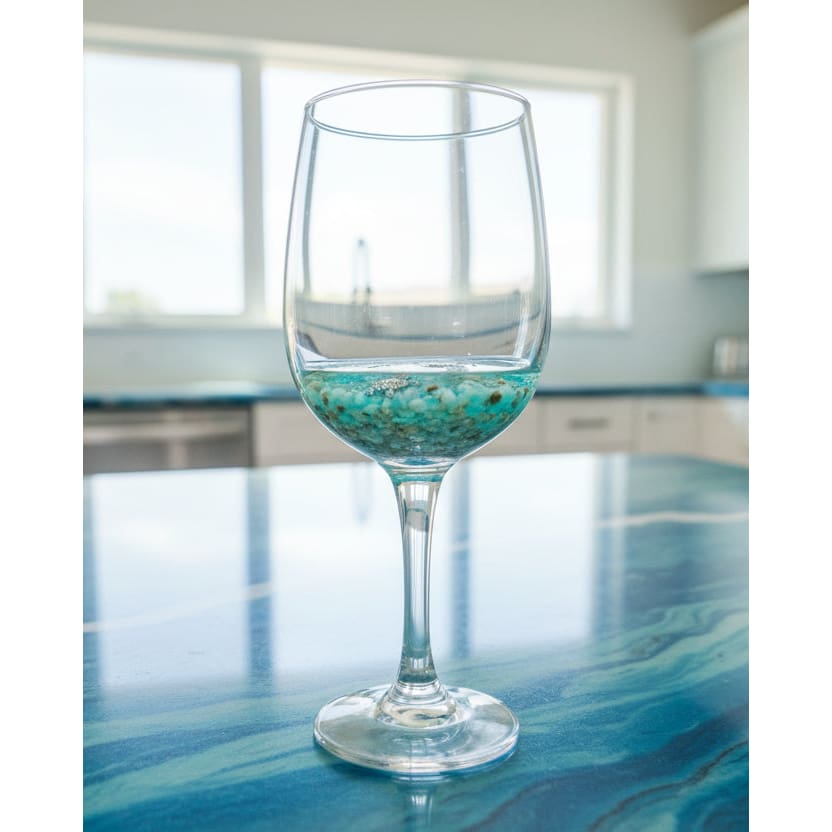 Sea Turtle Glassware - Stemmed Wine - Home & Garden