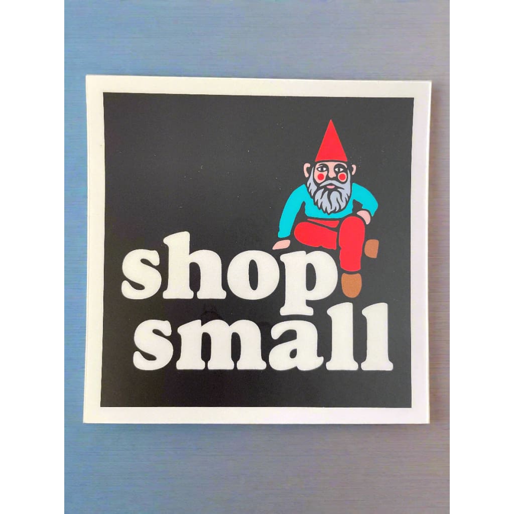 Shop Small Gnome Vinyl Decal/Sticker