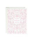 Shower/Wedding/Anniversary Card - Pink Bridal Shower Wedding Card - Books & Cards
