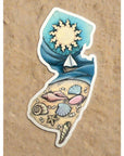 Small NJ Magnets - Sun & Shells - Books & Cards