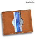 Leather Small Bi-fold Wallet