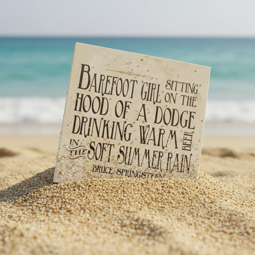 Springsteen Barefoot Girl Coaster - Housewares