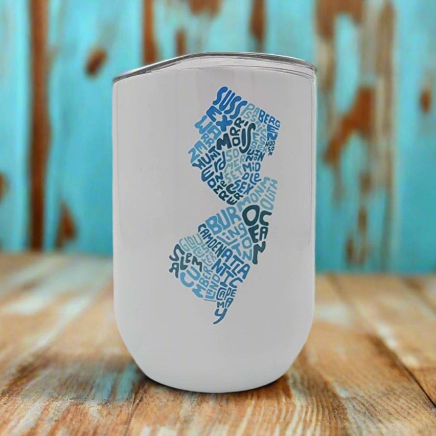 Stemless Insulated Wine Cup - Blue Counties - Home & Lifestyle