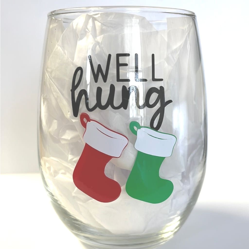 Stemless wine - Christmas - Well Hung