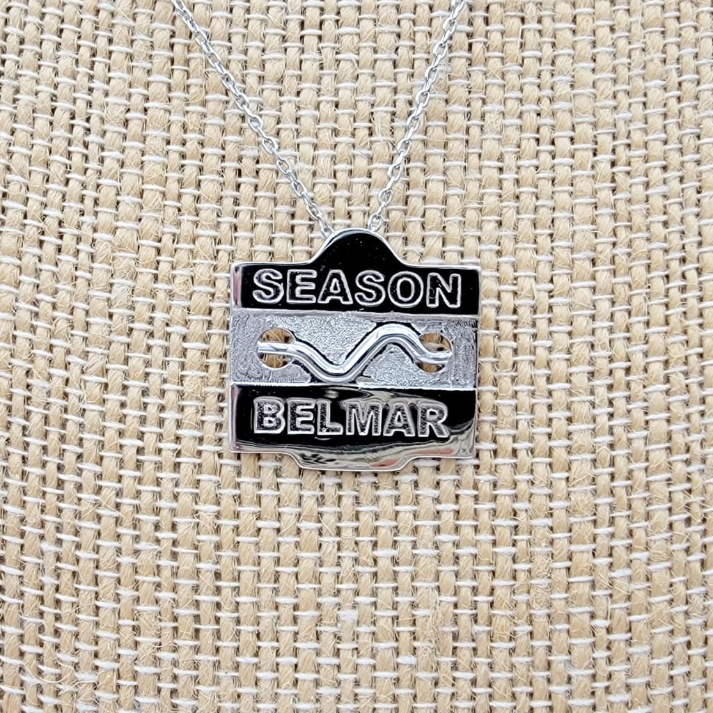 Sterling Silver Beach Badge Necklace - Belmar