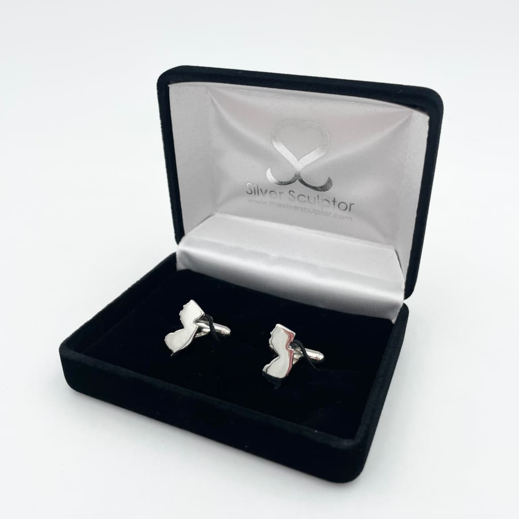 Sterling Silver NJ Cuff Links - Jewelry & Accessories