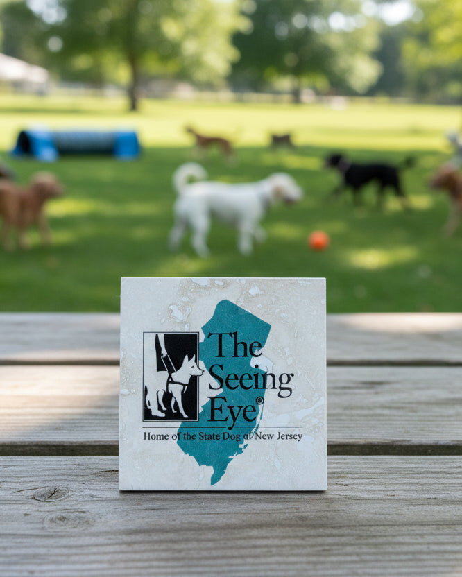 The Seeing Eye Coaster, Guide Dog, NJ State Dog Coaster
